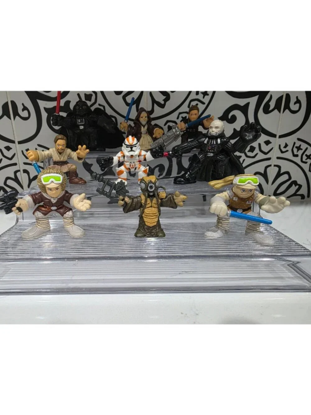 Playskool Star Wars Galactic Heroes Clone Wars 2 inch figures lot